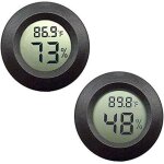 Mini hygrom�tre thermom�tre moniteur lcd num�rique jauge d'humidit� int�rieure ext�rieure pour humidificateurs ...
