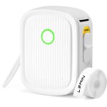 Mini imprimante portable avec 1 rouleau d'�tiquettes, imprimante thermique bluetooth, imprimante etiquette ...