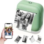 Mini imprimante thermique portable - impression directe - sans fil - compatible avec les appareils ios ...