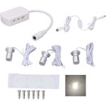 Mini led spot lights 5v usb vitrine lumi�re d'affichage 1 � 3 lumi�re de petit meuble dimmable argent ...