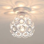 Mini lustre en cristal plafonnier moderne e27 �clairage de plafond luminaire de luxe abat - jour pour ...