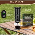 Mini machine � caf� portable, �lectrique � capsules, compatible avec capsules et poudre, chauffage instantan� ...