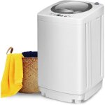 Relax4life - mini machine  laver avec essorage 240w, 3, 5kg, avec 6 cycles de lavage slectionnables, ...