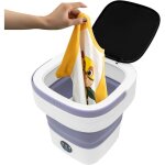 Mini machine � laver portable avec essorage capacit� 12l de linge mini lave linge pliable pour laver ...