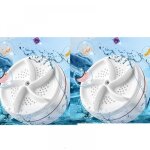 Mini machine � laver turbo, machine � laver � turbine � ultrasons avec c�ble usb - pour la maison, le ...