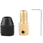 Mini mandrin auto - serrant, mini mandrin de perceuse � perceuse �lectrique capacit� de serrage 0, 3 ...