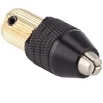 Mini mandrin auto - serrant, mini mandrin de perceuse � perceuse �lectrique capacit� de serrage 0, 3 ...