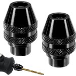 Mini mandrin perceuse, 2 pcs accessoires embout pour sds outils 1 / 32 bis 1 / 8 adaptateur foret outils ...