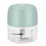 [jamais utilis�]mini m�langeur �lectrique de fruits de poudre de riz de chili d'ail de charge sans fil ...