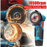 Mini meuleuse sans fil, 76mm mini disqueuse sans fil, meuleuse d'angle sans fil avec chargeur et 2 batteries ...