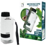 Mini microscope pour enfants, microscope portable 60x - 120x pour exploration scientifique en ext�rieur ...