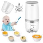 Mini mixeurs pour b�b�s, mini robot culinaire, mixeur b�b� 300 ml, mini hachoir �lectrique, mini robot ...