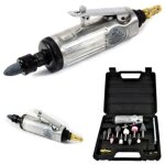 Mini perceuse drimmel meuleuse fraiseuse avec coffret � air comprim� 15 pcs