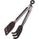 Mini pince � gaufres ergonomique, poign�e antid�rapante, noire