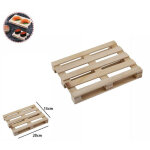 Mini plateau palette en bois plateau sous - verre buffet 20x15cm 74033a