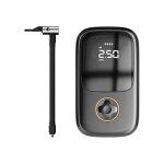 Mini pompe à air sans fil 130 psi, gonfleur électrique portable avec led et arrêt automatique, compatible ... Mini pompe à air sans fil 130 psi, gonfleur électrique portable avec led et arrêt automatique, compatible ...