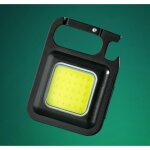 Mini porte - cl�s cob led lampe de poche lampe de travail rechargeable 800 lumens multifonction base ...
