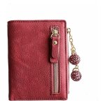 Mini porte - monnaie zipp pour femme (rouge) fei yu