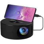 Mini projecteur led yt200 pour projection vid�o mobile et home cin�ma, compatible 1080p, synchronisation ...