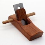 Mini rabot portable en acier fin avec lame de rabot pour charpentier (127 mm)