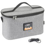 Mini radiateur portable 12 v pour voiture, bo�te � lunch, chauffage �lectrique pour voiture, pour voyages, ...