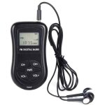 Mini radio fm portable, stro lcd affichage numrique tuned pocket walkman rcepteur de confrence  ...