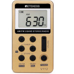 Mini radio portable, radio fm am rechargeable, baladeur, minuterie de sommeil, prise casque, d'ext�rieur, ...