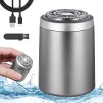 Mini rasoir �lectrique, rasoir �tanche lavable de poche portable pour le rasage, capsule razor tondeuse ...