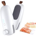 Mini scellant, scellant de sac en plastique, scellant sous vide alimentaire 2 en 1 portable 1 pcs