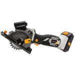Mini scie circulaire 18v sans fil  89 mm batavia maxxpack - batterie 2. 0 ah et chargeur rapide 4. 0 ...