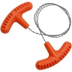 Mini scie � fil en acier inoxydable tir�e � la main, �quipement multifonction pour jardin, camping, coupe ...