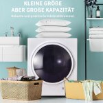 Mini sche - linge, 2, 5 kg, mural, opration simple, minuterie 200 minutes, double filtre, chauffage ...