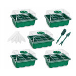 Mini serre pour plantes, 5 pices 12 cellules intrieure plateau semis bac  semis ppinire bote de ...