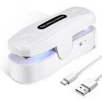Mini - soudeuse 2 en 1 avec cutter, soudeuse rechargeable, soudeuse portable pour sacs � collation pour ...