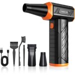 Mini souffleur air comprim puissant, 3 vitesses 130000 tr / min bombe air sec dpoussirant, lectrique ...