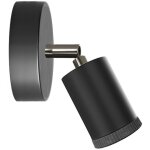 Mini spot gu1d0, applique ou plafonnier orientable avec articulation
