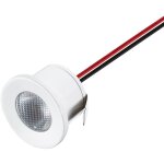 Mini spot led encastrable 1w blanc du jour 6000k dc12v per�age 25mm 120lm