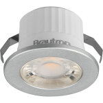 Mini spot led rond argent 3w 6500k ip54