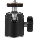 Mini t�te rotule de tr�pied 360 degr�s m�tal avec adaptateur de vis de 3 / 8'� 1 / 4' pour appareil photo ...