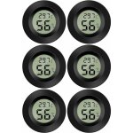 Mini thermom�tre hygrom�tre digital lcd - temp�rature humidit� - 5070? 10%99% rh - portable - lot de ...