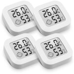 Mini thermomtre hygromtre intrieur digital  haute prcision, moniteur de temprature et humidimtre, ...