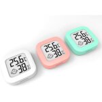 Mini thermom�tre hygrom�tre int�rieur, digital thermo hygrom�tre indicateur pr�cision d'ambiance moniteur ...