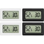 Mini thermomtre hygromtre temprature humidit - 50 70 ? 10% 99% rh portable (4 pices)