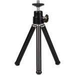 Mini tr�pied portable l�ger en alliage d'aluminium r�glable pour projecteur de cam�ra noir