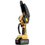 Mini tron�onneuse sans fil 6 pouces - tron�onneuse � batterie brushless 21v avec cha�ne en acier au mangan�se ...