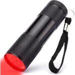 Mini ultra violet led lampe de poche / lumi�re noire, uv lampe de poche led, 395nm, pet urine et d�tecteur ...