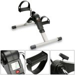 Mini v�lo d'appartement, xu, entra�neur de jambe de v�lo avec �cran lcd, entra�neur de p�dale pliable, ...