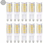 Minkurow - g9 led lampe ampoules, blanc chaud 3000k 5w g9 led ampoule lumiere quivalent aux ampoules ...