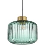 Ideal lux ? suspension mint - 2 sp1 ? finition laiton satin ? diffuseur en verre blond ? dimensions � ...