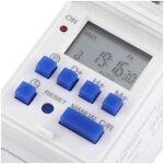 Minuterie lcd, minuterie motoris�e num�rique hebdomadaire, 15 a (220 v)